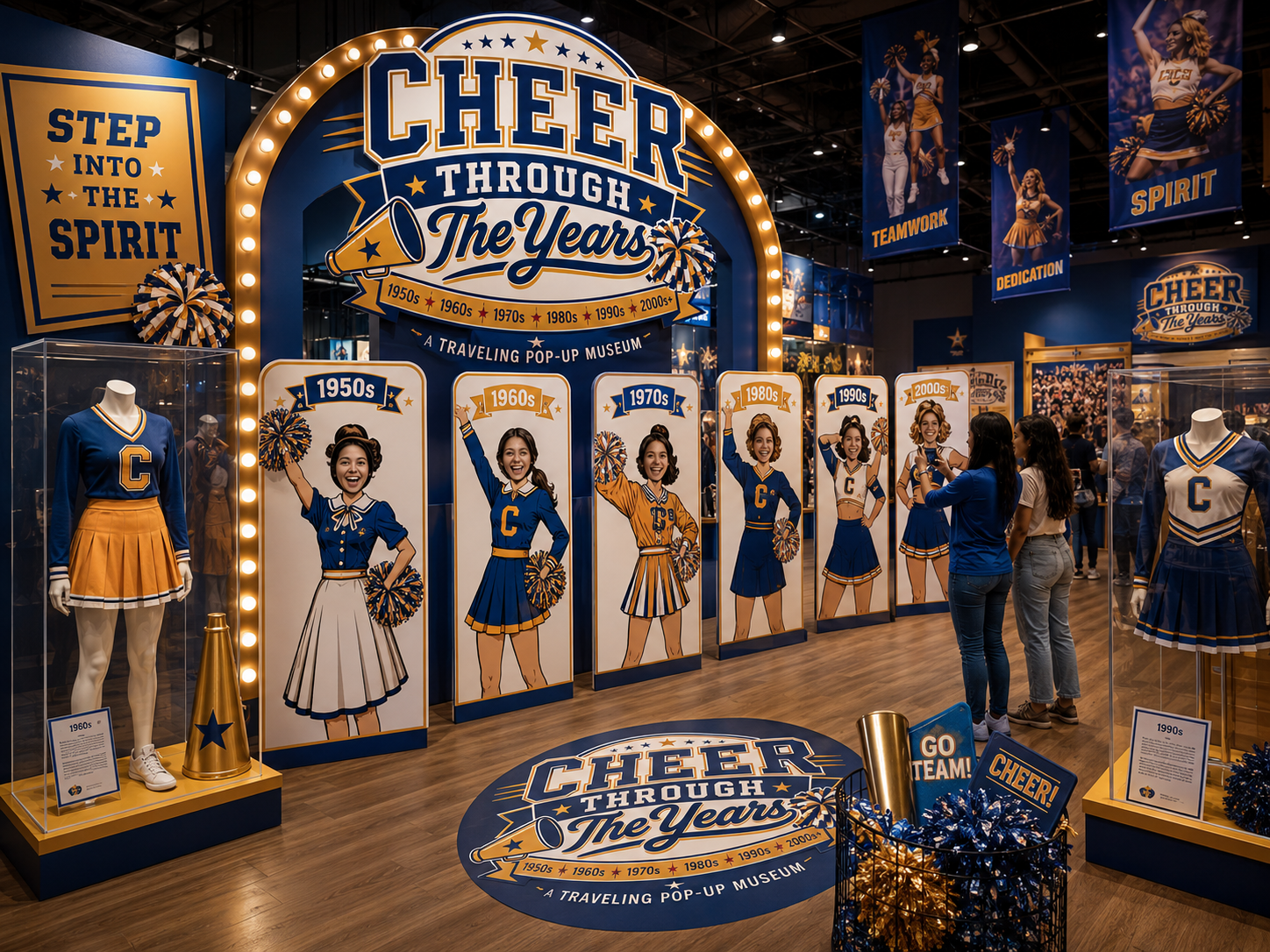 Step Into The Spirit interactive photo zone concept